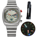 Mens Watch Waterproof Luminous Wrist Watches for Men Multifunction Chronograph Business Work Casual Fashion Sport Designer Dress Watch with Calendar Elegant Gifts for Men