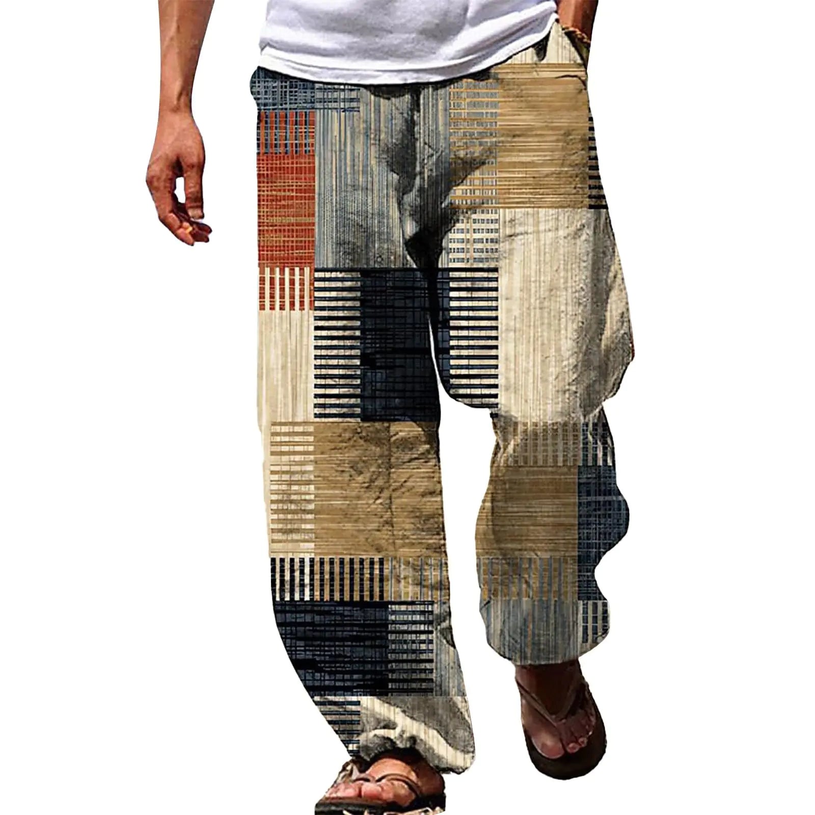 GIERIDUC Mens Sale Clearance Clothing Mens Harem Fashion Pants Casual Jogger Pants for Men Dress Pants for Fat Guys Cropped Sweatpants Mens Athletic Pants Long Long Dance Pants Mountain Pants